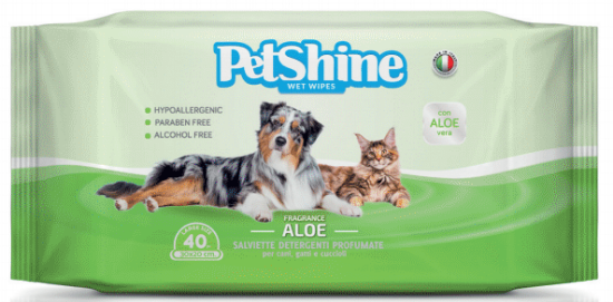Picture of Sterile wipes for pet care scent Aloe Vera