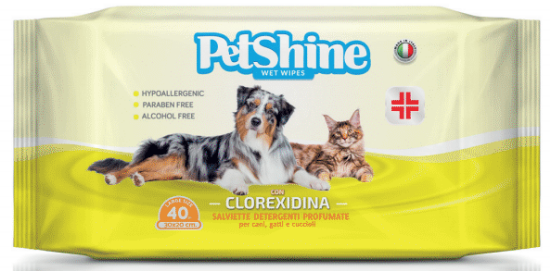Picture of Sterile wipes for pet care Clorexidina Fragrance