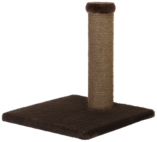 Picture of Scratching post Brown Fur (16x16 base)