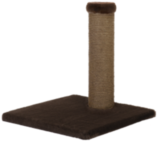 Picture of Scratching post Brown Fur (16x16 base)