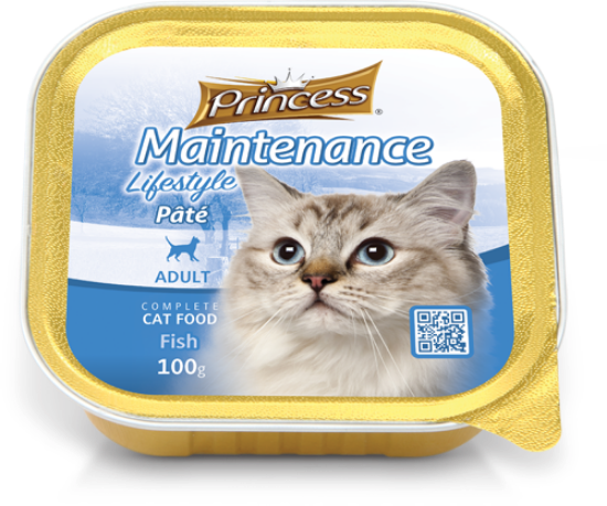 Picture of PRINCESS PATE CAT 100G FISH
