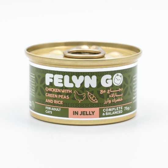 Picture of Felyn Go C&B Cans Chicken with Green Peas & Rice in Jelly 75g