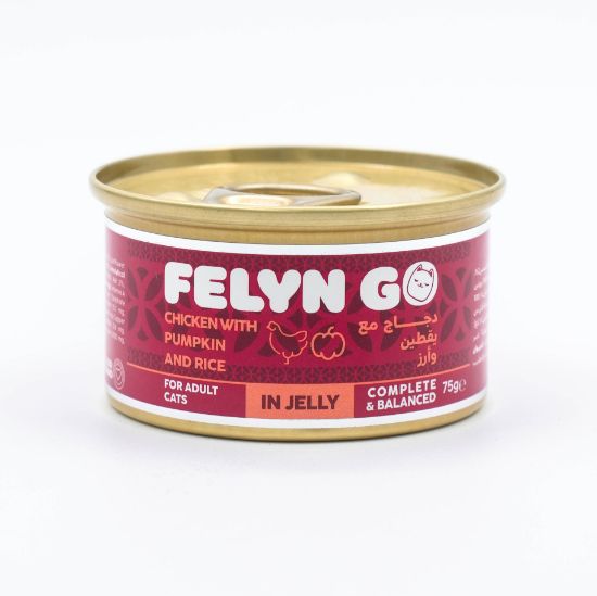 Picture of Felyn Go C&B Cans Chicken with Pumpkin & Rice in Jelly 75g