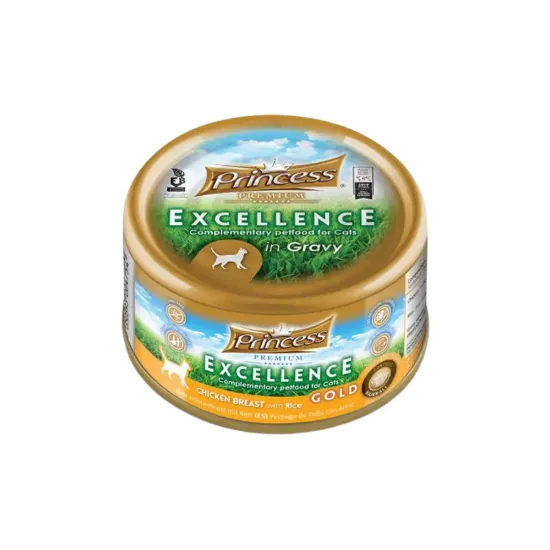 Picture of Princess Premium Excellence can Chicken Breast  with Rice (FOS) - Gold 70g