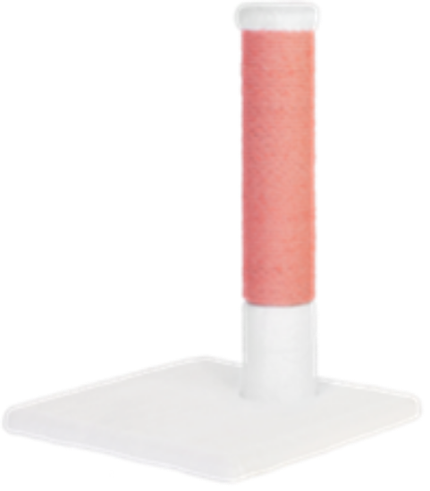 Picture of Scratching post White&Purple Fur (16x16 base)