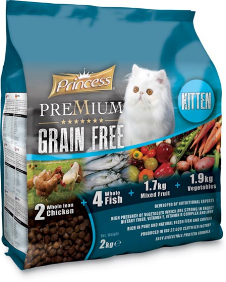 Picture of PRINCESS GRAIN FREE KITTEN 2KG MALTA