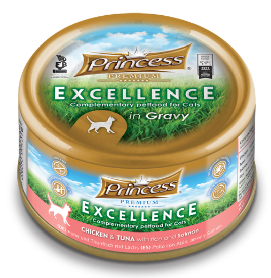 Picture of PRINCESS EXCELLENCE CHIC/TUNA/SALM 70G F